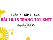 Bài 10.18 trang 101 Toán 7 Tập 2 Kết nối tri thức: Bài toán chiếc bánh ngọt hình lăng trụ